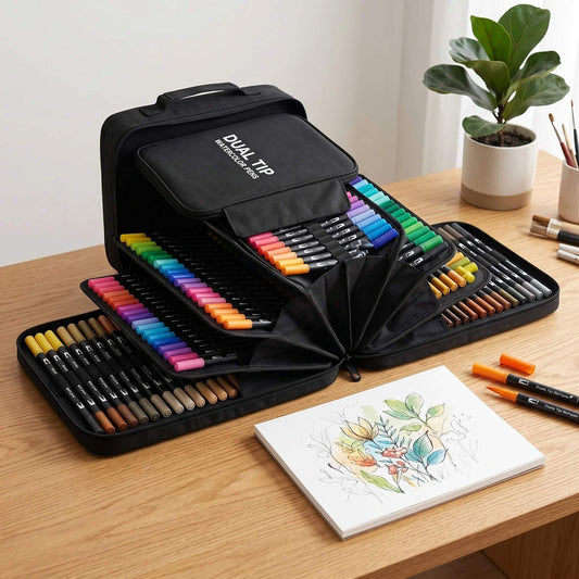 Art Markers | 168 Color Dual Tip | Toylandeu™