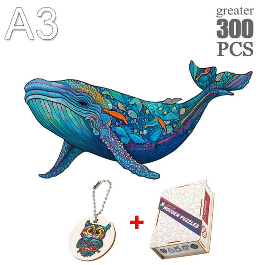 Artisan Hummingbird Wooden Jigsaw Puzzle - DIY Craft Fun for All Ages - ToylandEU