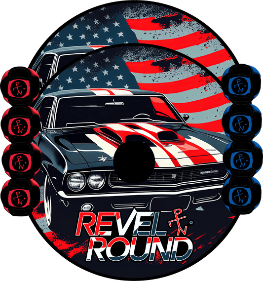 American Muscle Edition | Revel Round Lawn Toss Game Set