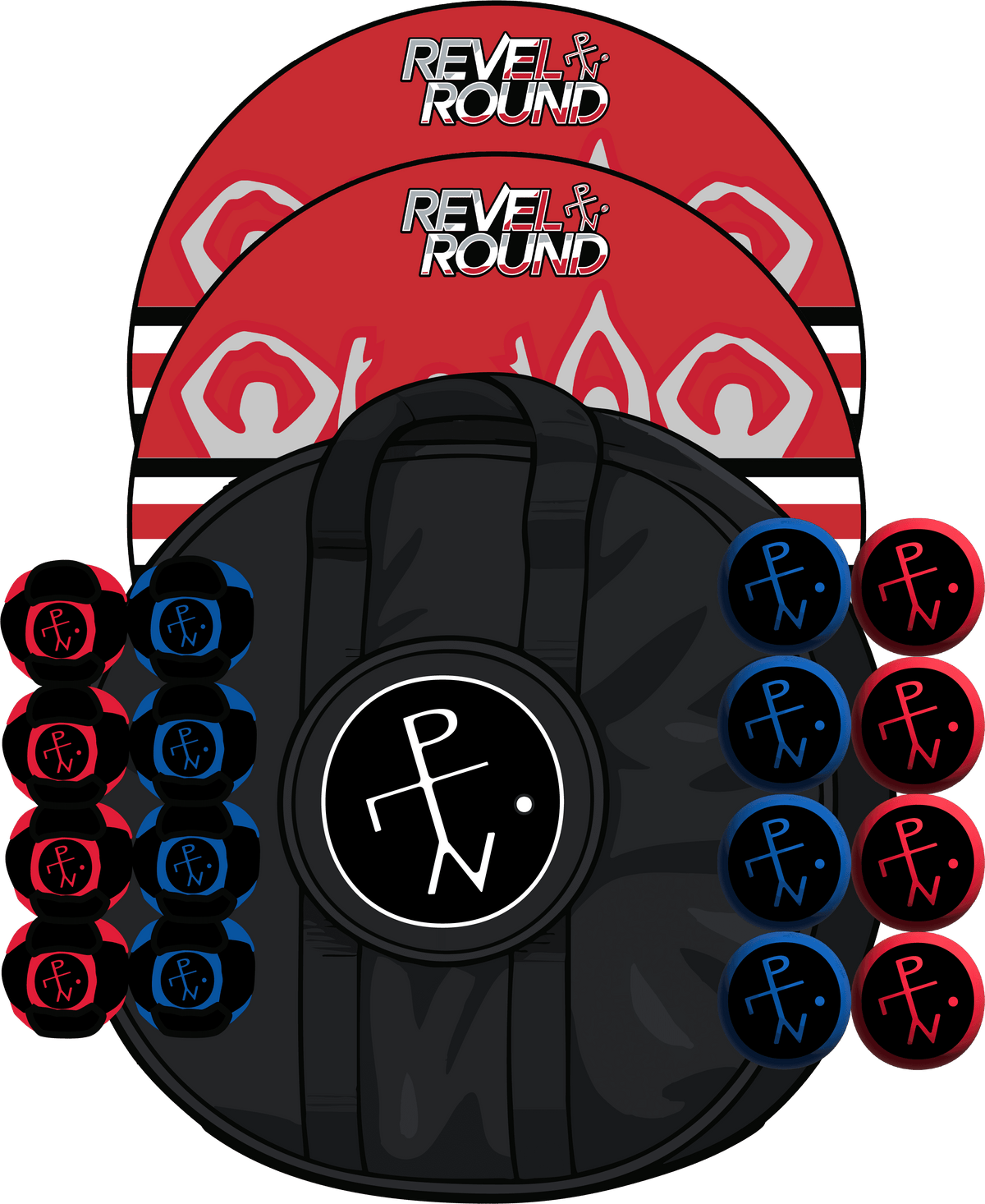 O-H! Edition | Revel Round Lawn Toss Game Set
