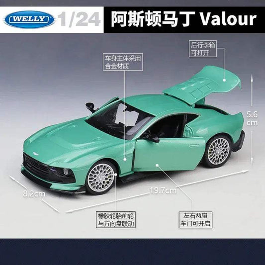 Aston Martin Valour Premium Diecast Car Model 1 To 24 - ToylandEU