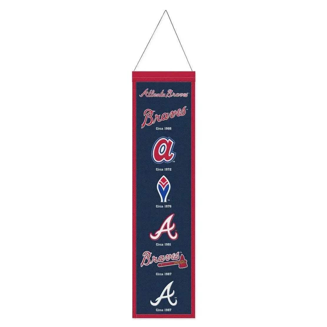 Atlanta Braves Banner Wool 8x32 Heritage Evolution Design - ToylandEU™