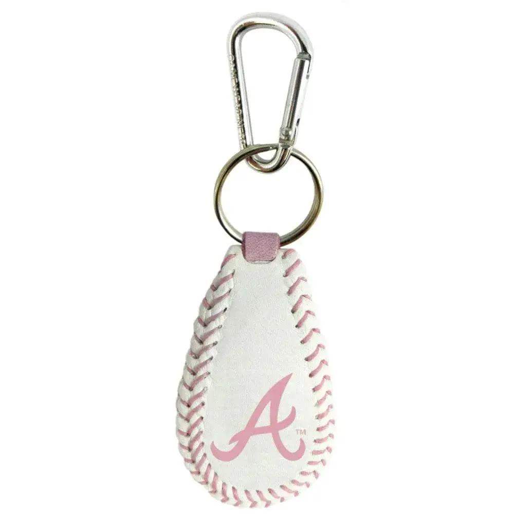 Atlanta Braves Pink Baseball Keychain GameWear Official - ToylandEU™