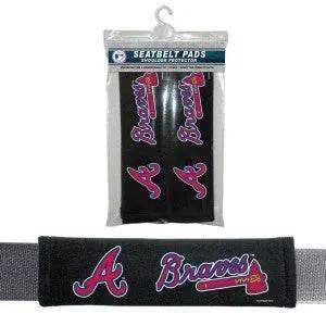 Atlanta Braves Seat Belt Pads Velour Comfort Set Two Pack - ToylandEU™