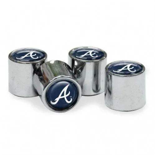 Atlanta Braves Valve Stem Caps Set Of 4 Universal Fit - ToylandEU™