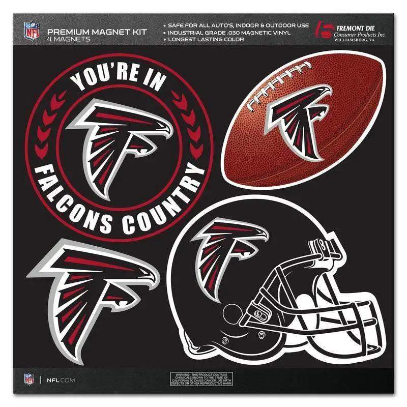 Atlanta Falcons 4 Piece Magnet Kit for Collectors and Fans - ToylandEU™