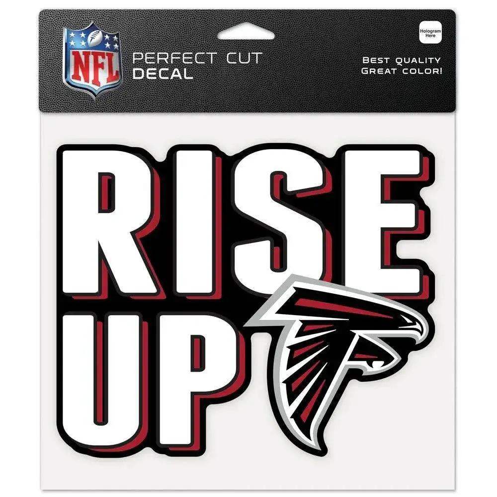 Atlanta Falcons 8x8 Perfect Cut Decal Color Slogan - ToylandEU™