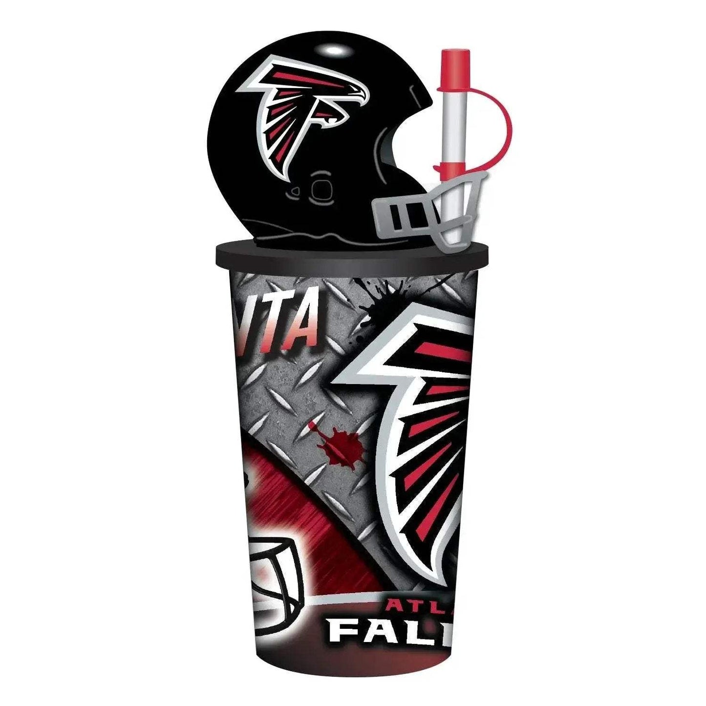 Atlanta Falcons Helmet Cup 32oz Plastic With Straw Lid - ToylandEU™