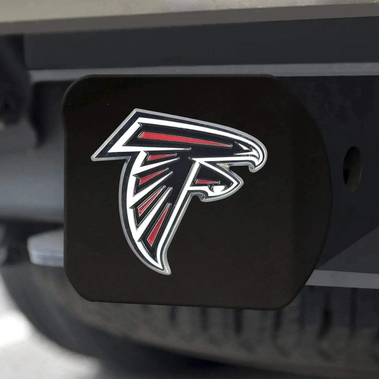 Atlanta Falcons Hitch Cover Emblem Black Color Finish - ToylandEU™