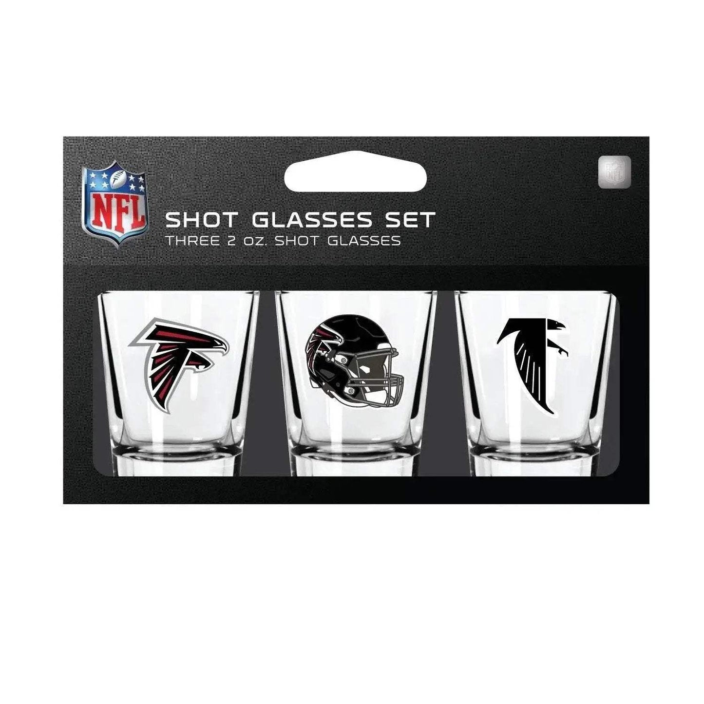 Atlanta Falcons Shot Glass Set 3 Pack Boxed Gift Edition - ToylandEU™