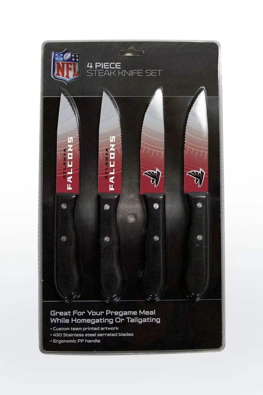 Atlanta Falcons Steak Knife Set 4 Pack With Team Design - ToylandEU™