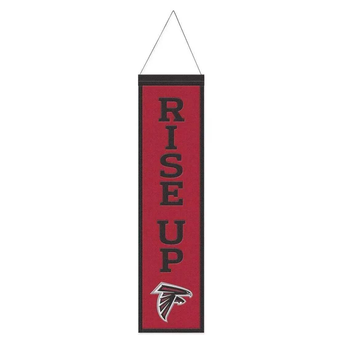 Atlanta Falcons Wool Banner 8x32 Heritage Slogan Design - ToylandEU™