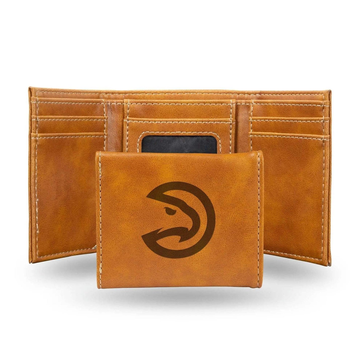 Atlanta Hawks Trifold Leather Wallet Laser Engraved - ToylandEU™