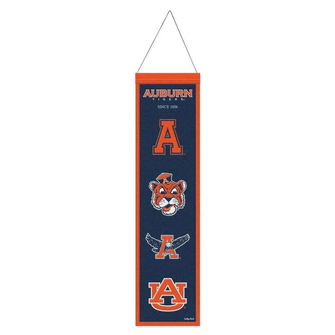 Auburn Tigers Wool Banner 8x32 Heritage Evolution Design - ToylandEU™