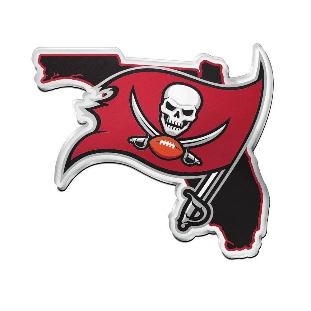 Tampa Bay Buccaneers Auto Emblem Acrylic State Shape - ToylandEU™