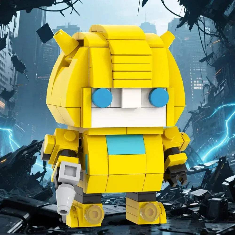 Autobots BrickHeadzed Optimus Primal Megatron Building Block Set Educational - ToylandEU
