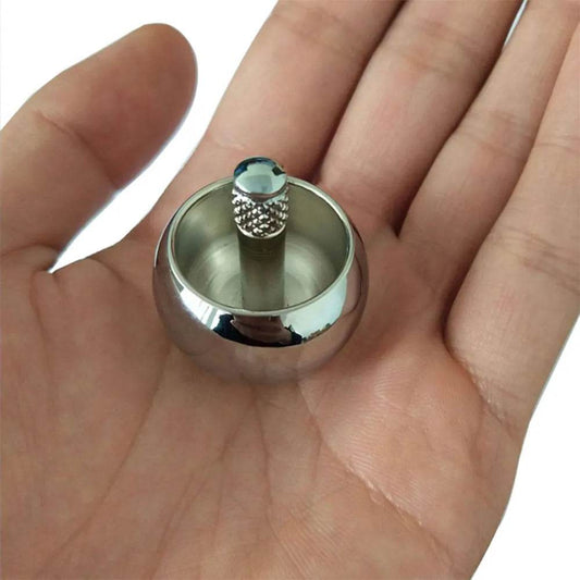 Automatic Metal Flipping Gyro with Mushroom Head for Tippe Top Fun - ToylandEU