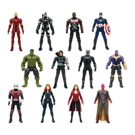 Avengers Action Figures Set With Display Stand Marvel - ToylandEU™