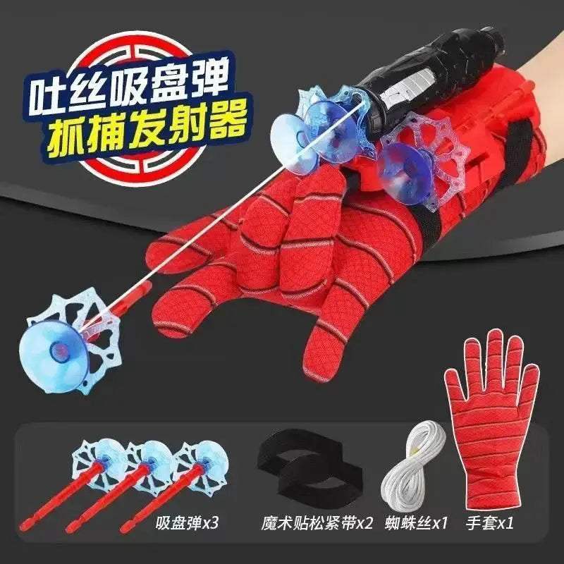 Avengers Mini Anime Action Figures Set - Spider-Man Launcher Heroes - ToylandEU
