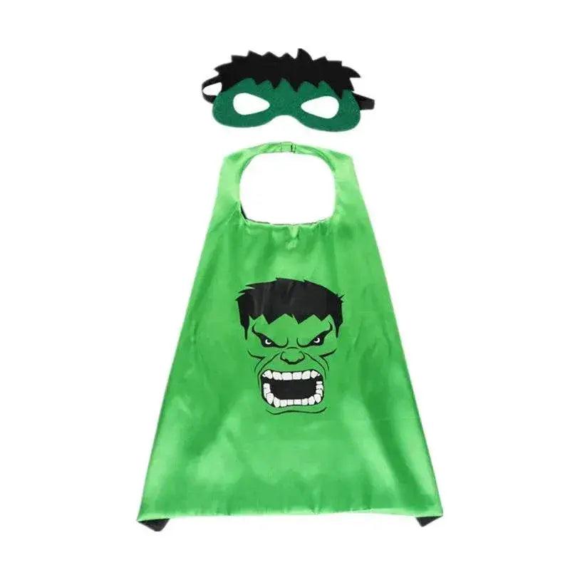 Avengers Superhero Cape & Mask Set - Spiderman, Hulk, Iron Man Fun! - ToylandEU™