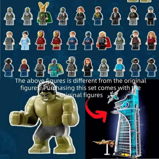 Avengers Tower Building Blocks With Lights And Figures - ToylandEU™