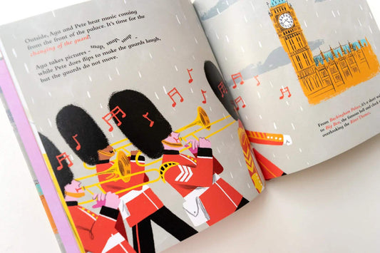 The Amazing Adventures of Aya & Pete in London! | Hardcover Children's Book | Nola Tawk