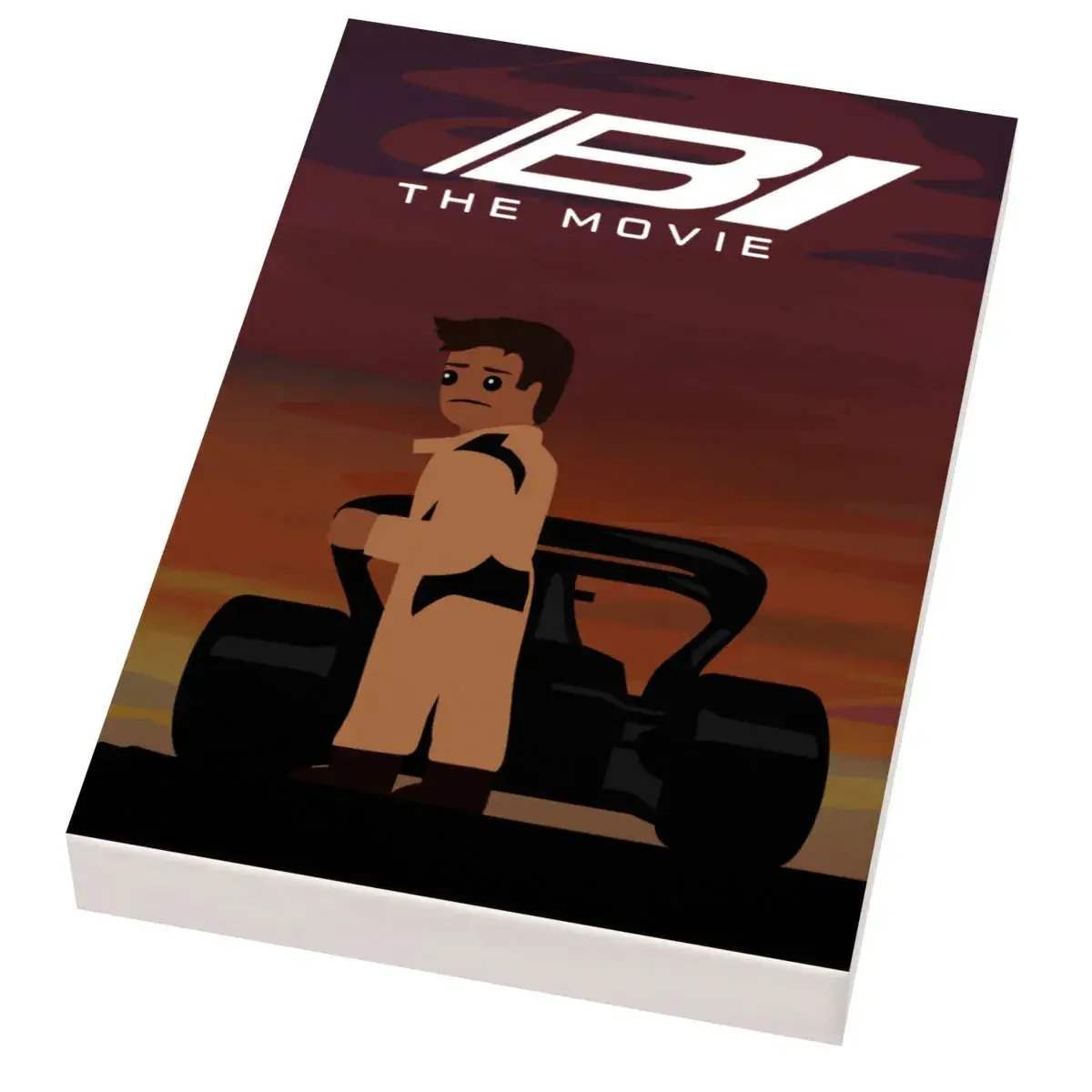 Custom Printed LEGO Tile 2x3 Movie Cover Figure Scale On Authentic LEGO Tile For LEGO Displays - ToylandEU