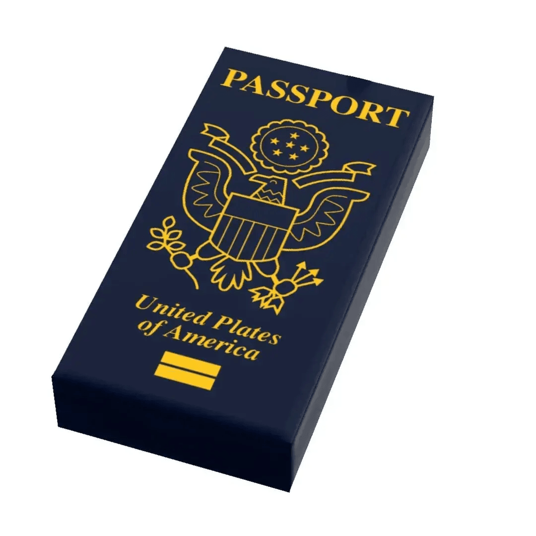 Custom LEGO Passport Figure Tile with High Quality Print - ToylandEU