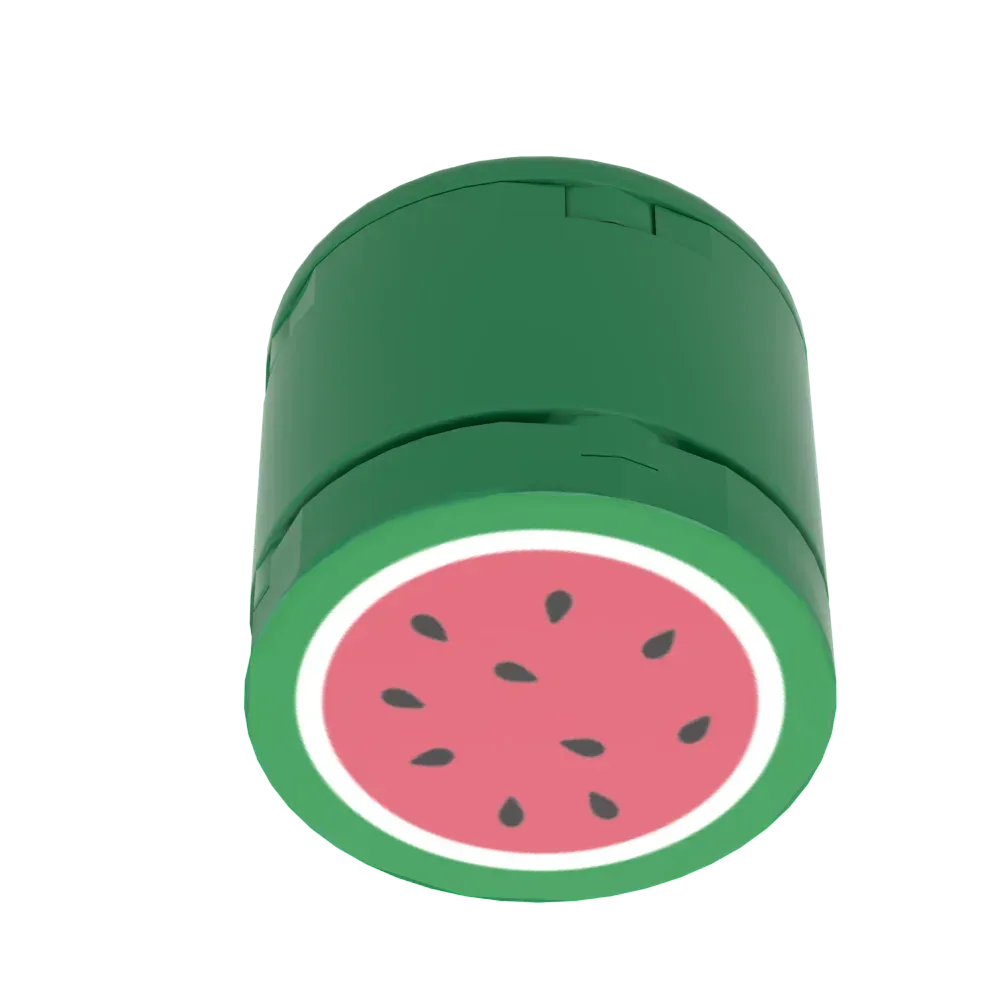 Watermelon Printed Tile For LEGO Minifigs ABS Plastic Authentic LEGO Element Includes Extras - ToylandEU