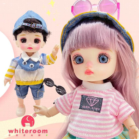 BJD Doll 1/12 16cm 6 Inch Jointed Baby Doll Fashion Gift - ToylandEU