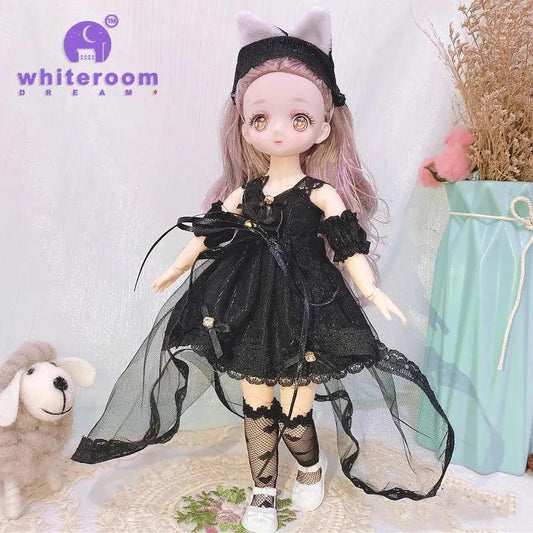 BJD Doll 30cm Lolita Princess Dress Up Toy Couture - ToylandEU™