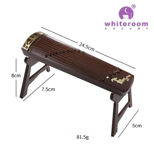 BJD Doll Accessories Guzheng Props Retro Style - ToylandEU™