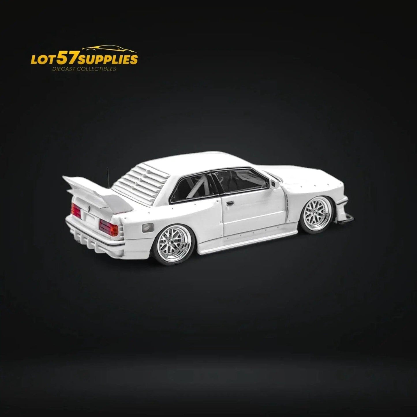 BMW E30 Wide Body 1 64 Scale White Resin Model - ToylandEU™