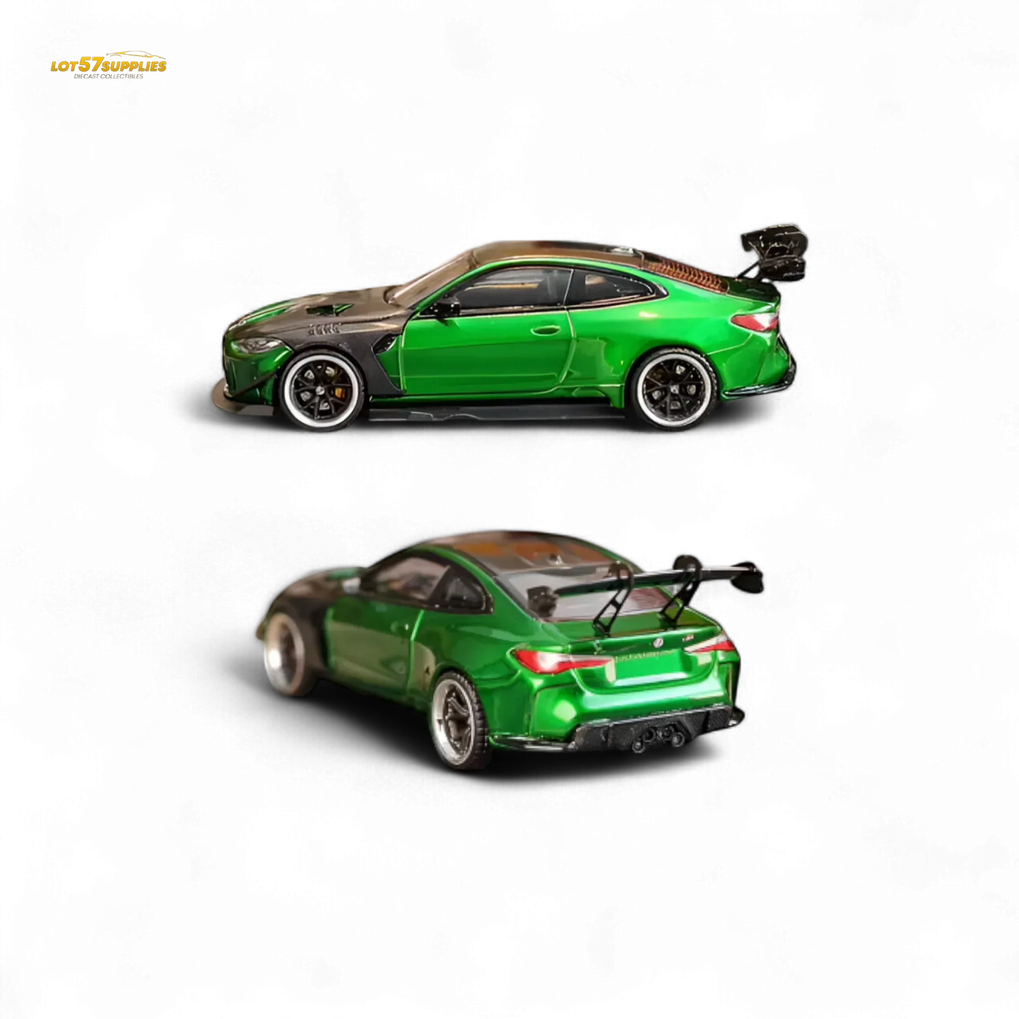 BMW M4 GTR Widebody Diecast Model 1:64 Gem Green Finish - ToylandEU