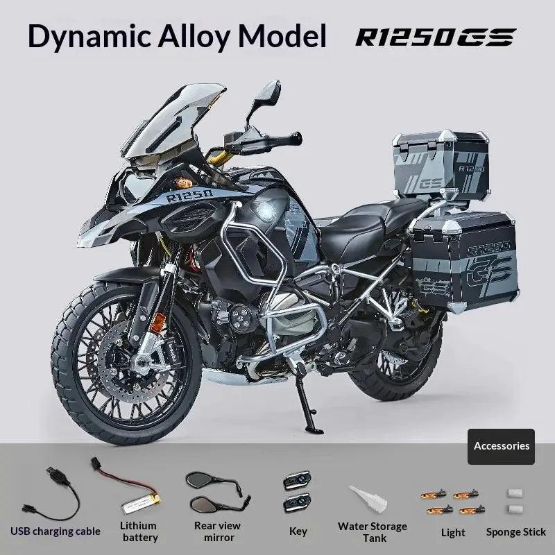BMW R 1250 GS Adventure Diecast 1To7 Handcrafted Model - ToylandEU™