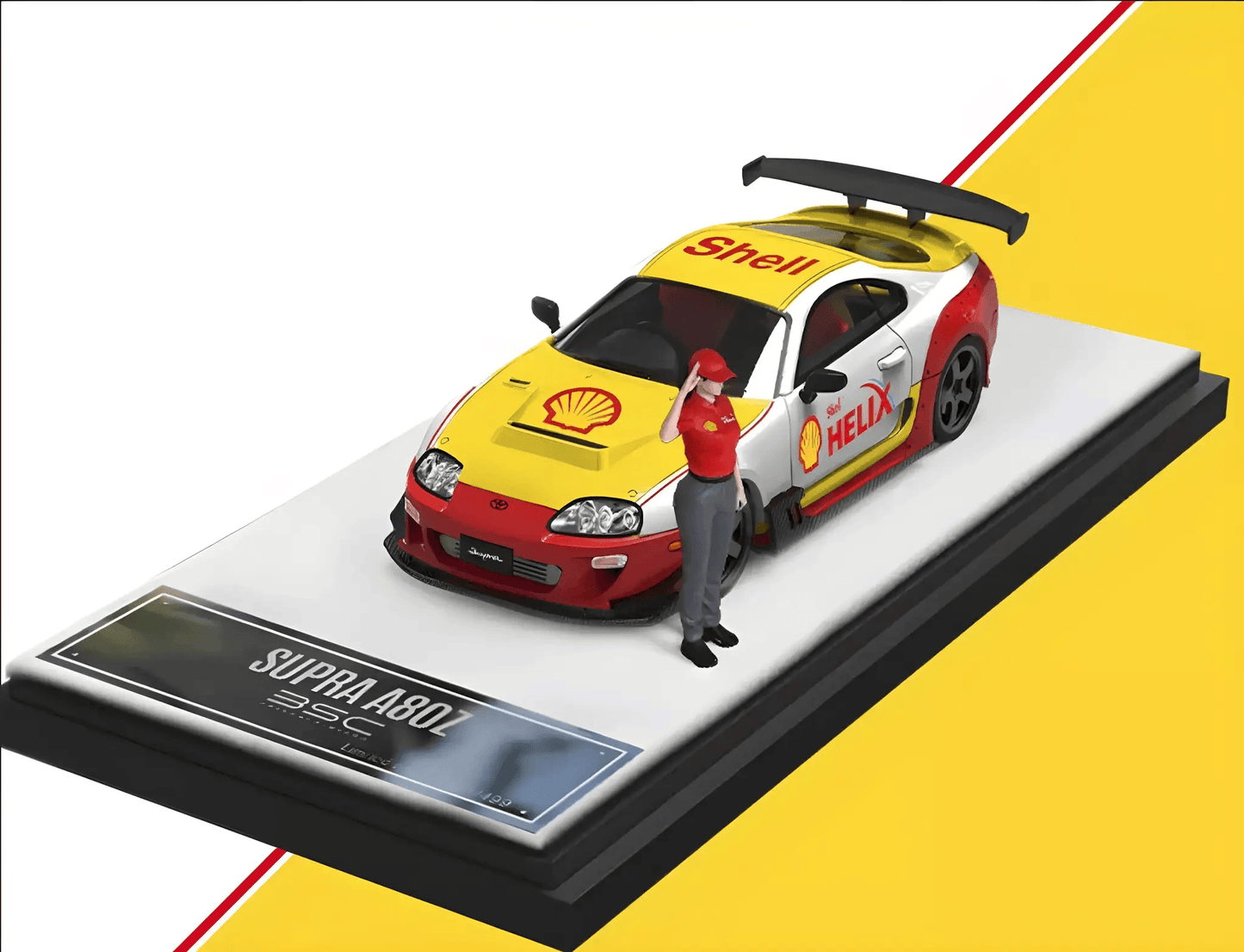 BSC Toyota Supra A80Z Shell Livery Figure Version 1:64 - ToylandEU