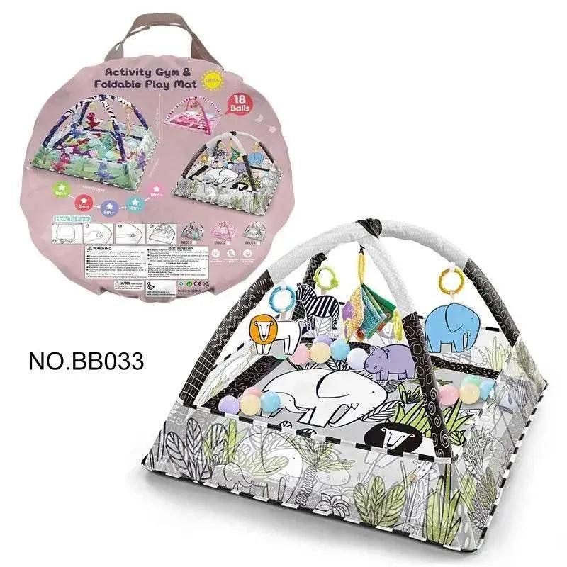 Multifunctional Fitness Frame For Children Educational Mat Crawling Blanket Infant Play Rug Kids Activity Mat Gym Baby Toys Gift - ToylandEU™