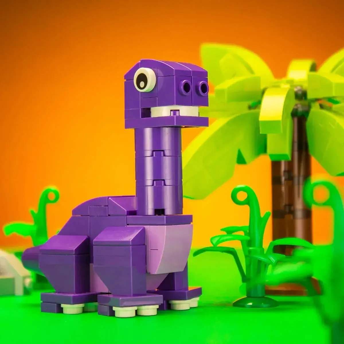 Lego Brontosaurus Dinosaur Building Set With Digital Instructions - ToylandEU