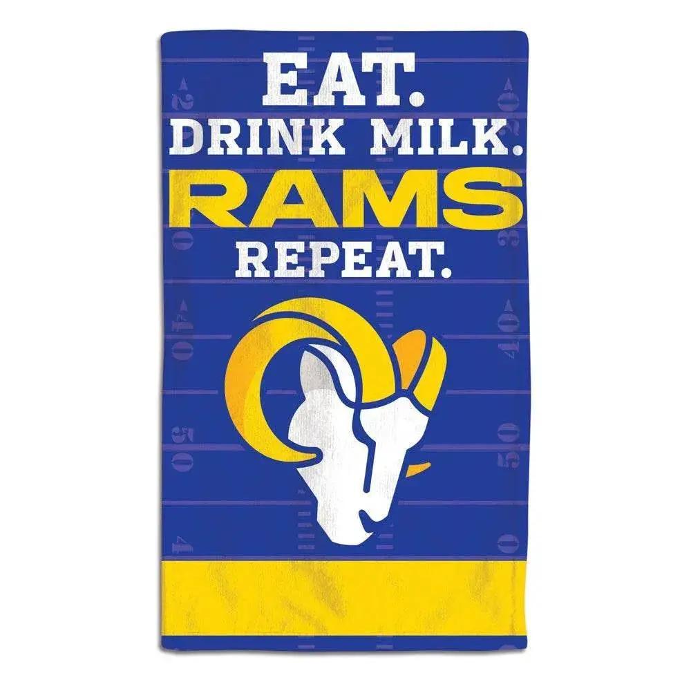 Los Angeles Rams Baby Burp Cloth 10x17 Inches Soft Terry - ToylandEU™