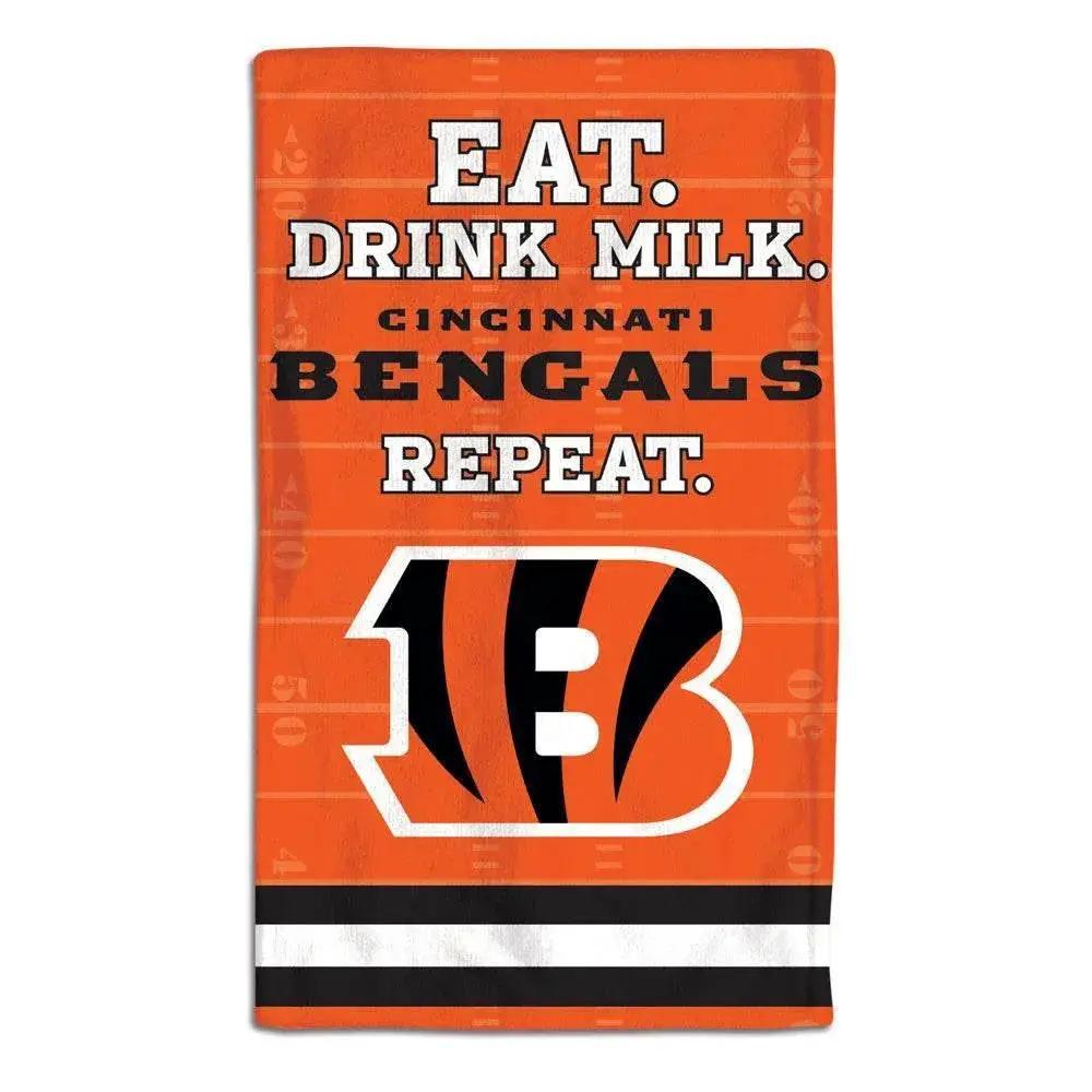 Official Cincinnati Bengals Baby Burp Cloth 10x17 Inches NFL - ToylandEU™
