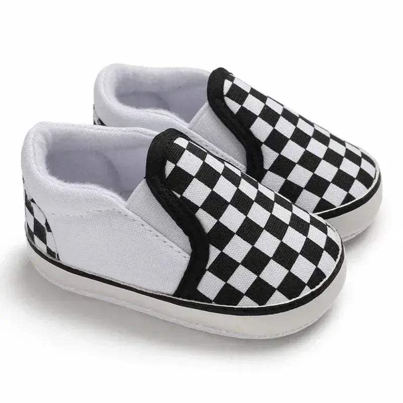 Anti Slip Baby Shoes First Walkers Soft Canvas Sneakers - ToylandEU™