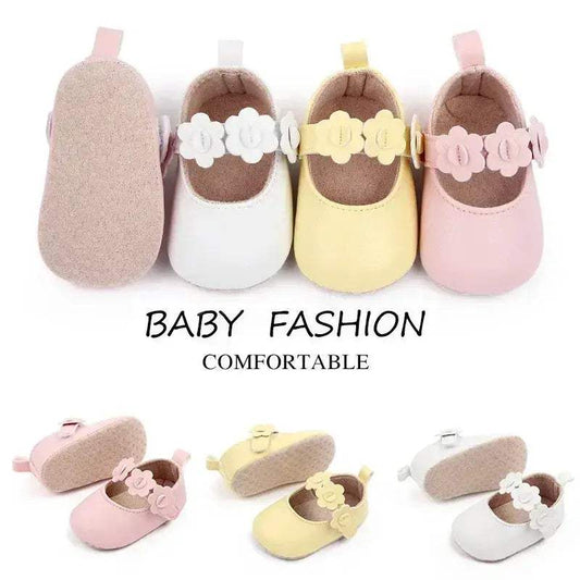 Baby Girls Waterproof Pu Leather First Walkers Shoes - ToylandEU