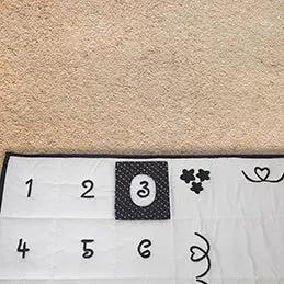 Baby Milestone Mat Organic Cotton Cushioned Comfort - ToylandEU™