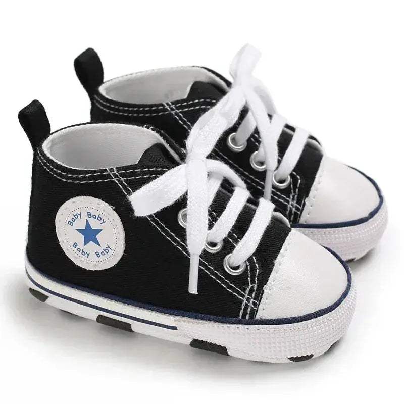 Baby Shoes First Walkers Anti Slip Star Print Girls - ToylandEU™