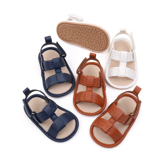 Baby Summer Sandals For First Walkers Anti Slip PU - ToylandEU