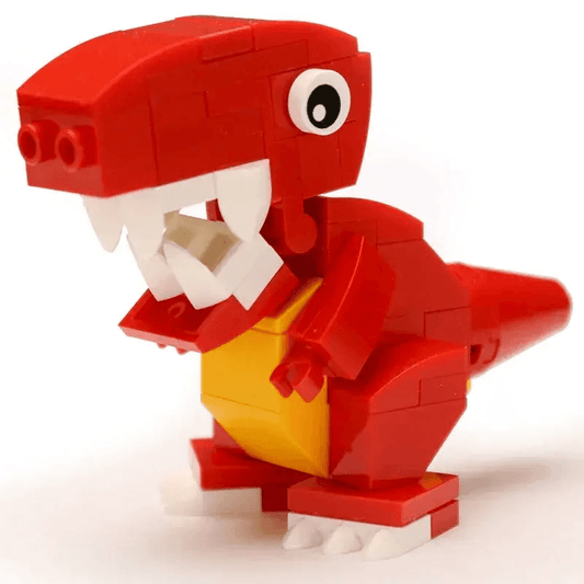 Baby T Rex LEGO Dinosaur Building Set 60 Bricks - ToylandEU™