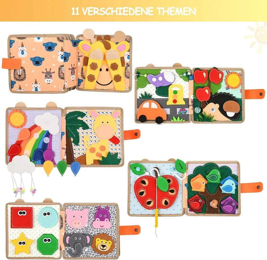 Baby Toy Soft 3D Cloth Book for Infant Learning Skills - ToylandEU™