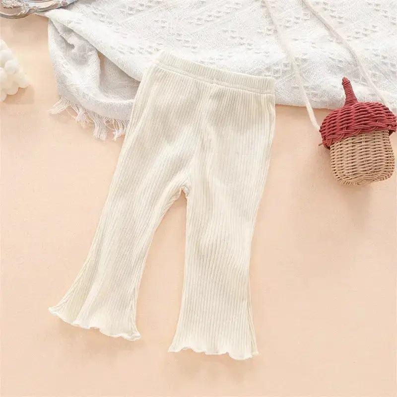 Baby Trousers Stretchy Elastic Waist Pants for Newborns - ToylandEU™