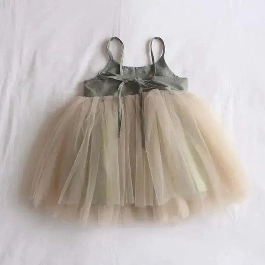 Backless Baby Girl Dress Premium Cotton Tutu For Summer - ToylandEU™