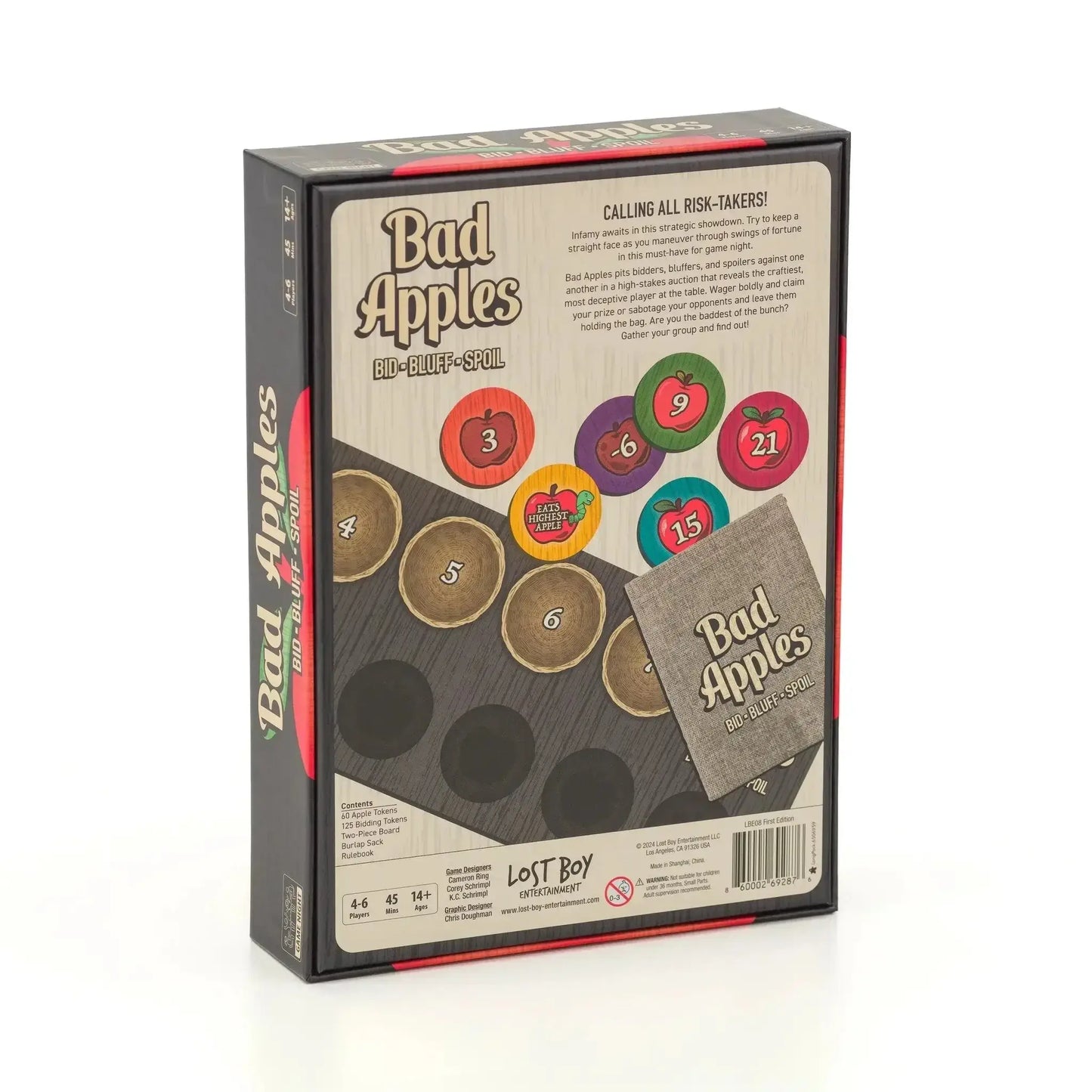 Bad Apples Auction Card Game High Stakes Bluffing - ToylandEU™